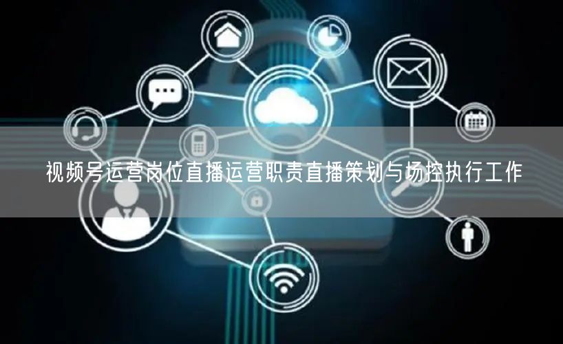视频号运营岗位直播运营职责直播策划与场控执行工作